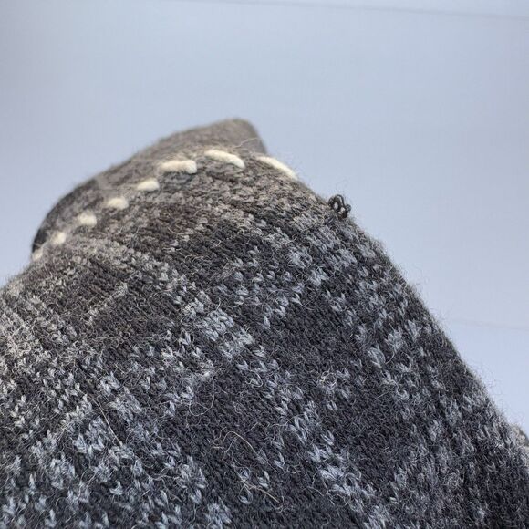 Icelandic Design Women M Wool Art-to-Wear Sweater Jacket Embroidered Cottagecore - Picture 9 of 14